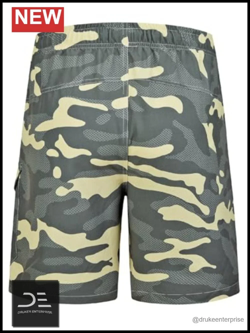 Men's Quick Dry Board Shorts with Mesh Lining Swim Trunks
